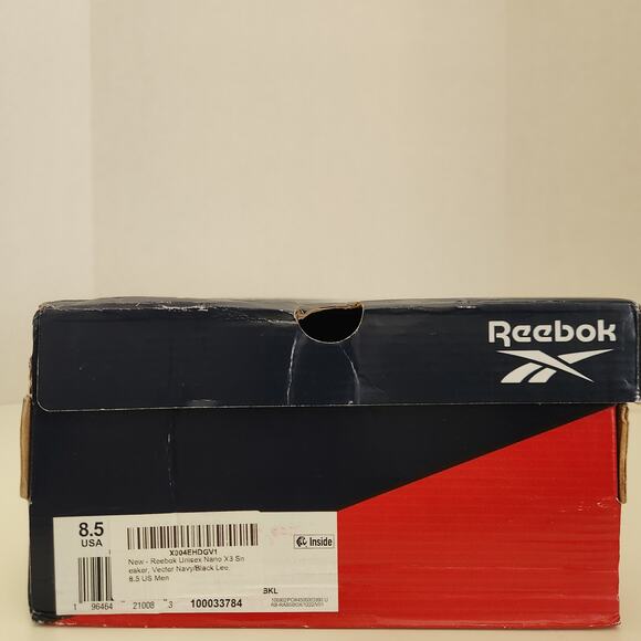 Reebok Unisex Nano X3 Sneaker, Vector Navy/Black Lee, 8.5 US Men - Picture 10 of 10